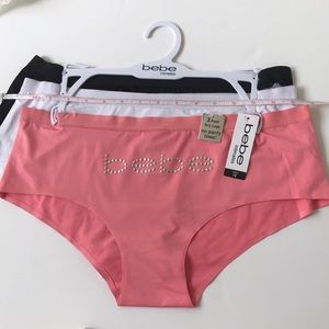 BEBE intimates 3 Pack Panties.